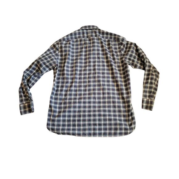 J. Crew Men's 120's 2 ply Ludlow checkered button up size XL - Picture 3 of 9